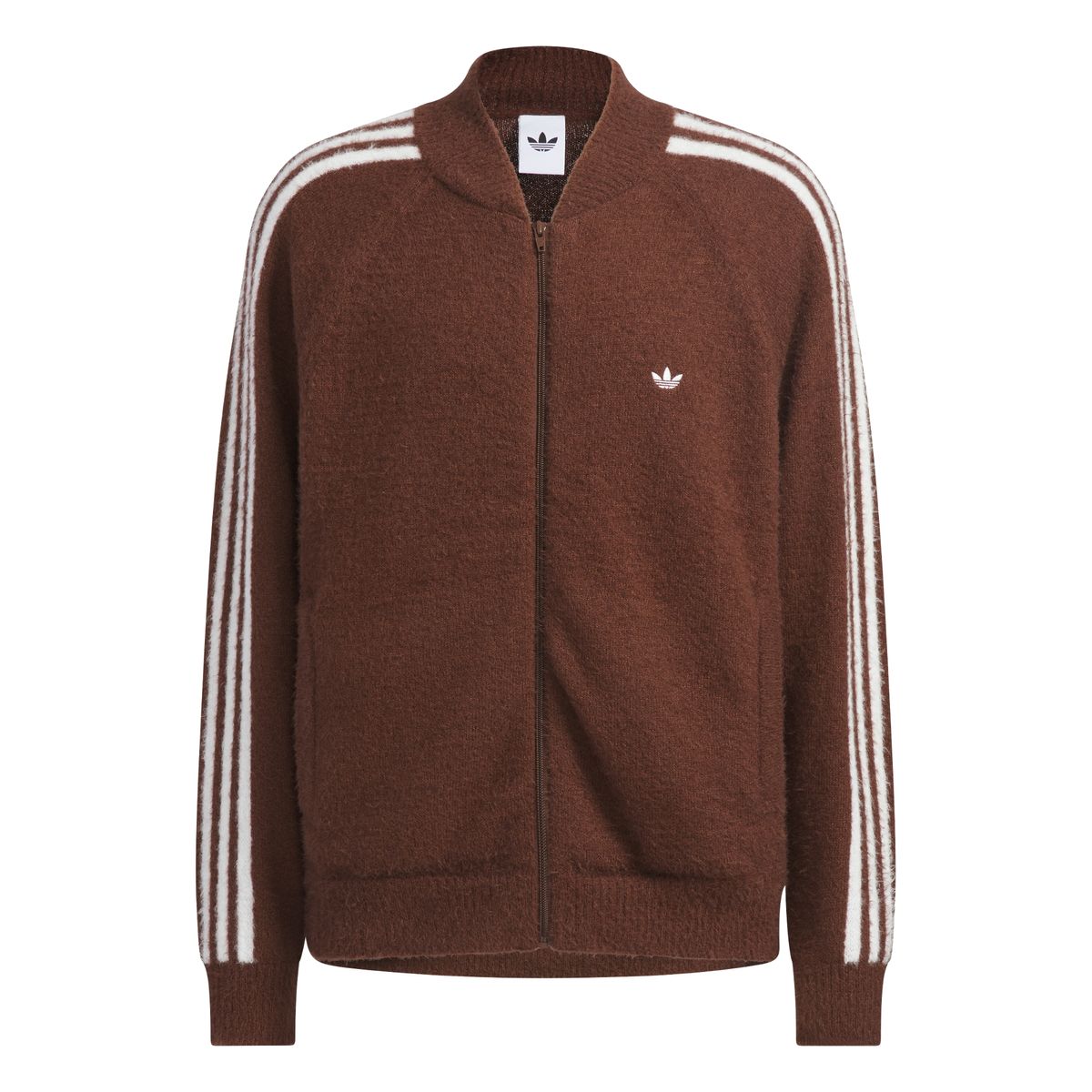 아디다스(ADIDAS) 니트 슈퍼스타 트랙탑 - 브라운 / KG5091