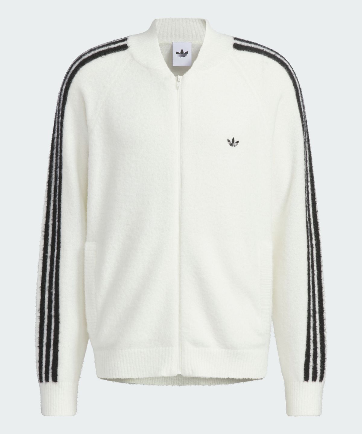 아디다스(ADIDAS) 니트 슈퍼스타 트랙탑 - 화이트 / KD9397