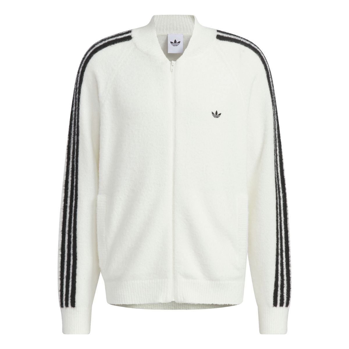 아디다스(ADIDAS) 니트 슈퍼스타 트랙탑 - 화이트 / KD9397