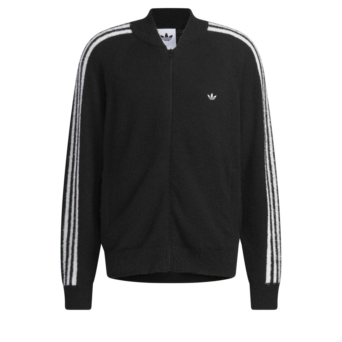 아디다스(ADIDAS) 니트 슈퍼스타 트랙탑 - 블랙 / KD9395