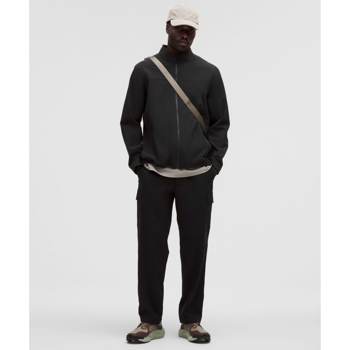 룰루레몬(LULULEMON) 크로스 칠 캐주얼 재킷  BLK