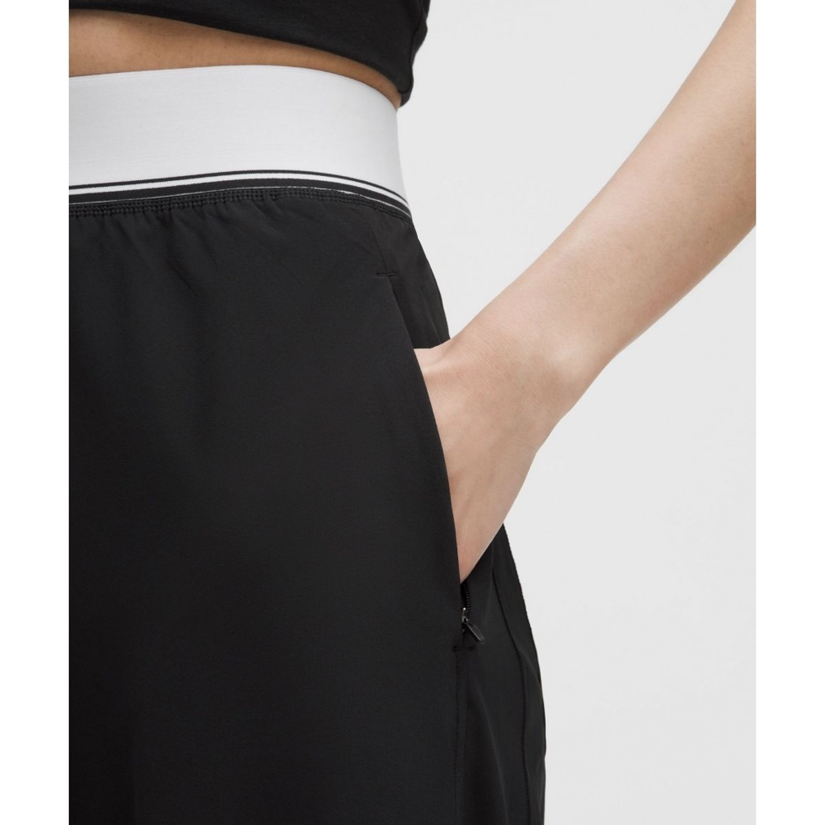 룰루레몬(LULULEMON) 스위프트 하이라이즈 와이드 레그 팬츠 로고 웨이스트밴드 *아시아 핏