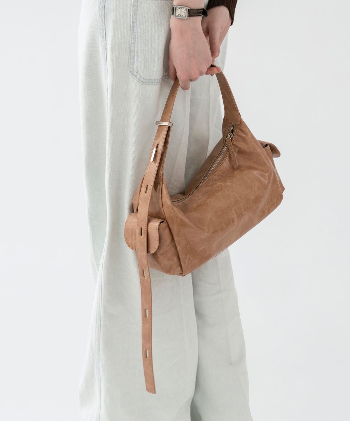 앤오즈(ANODDS) POTI VINTAGE pocket hobo bag 3 color