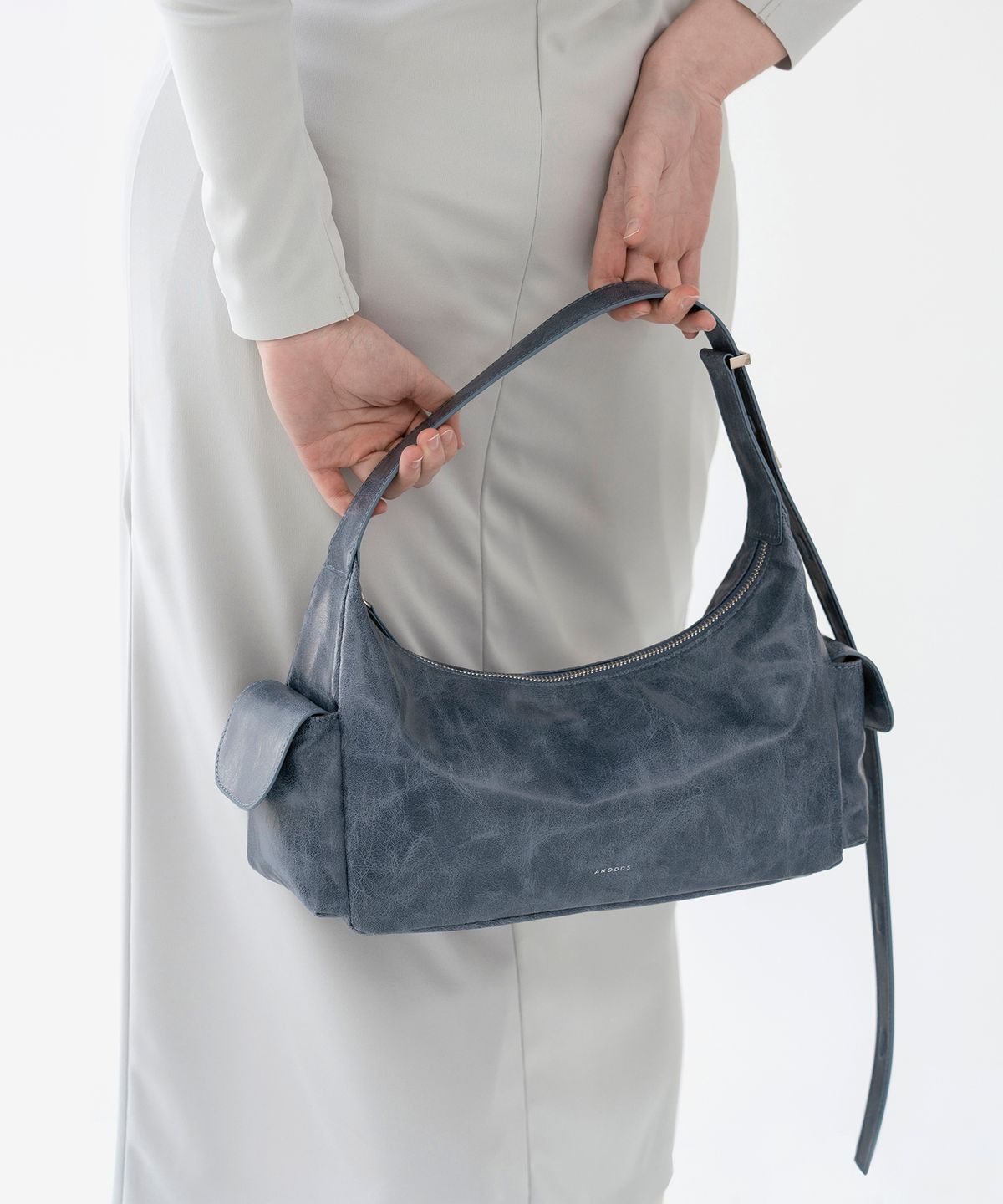 앤오즈(ANODDS) POTI VINTAGE pocket hobo bag 3 color