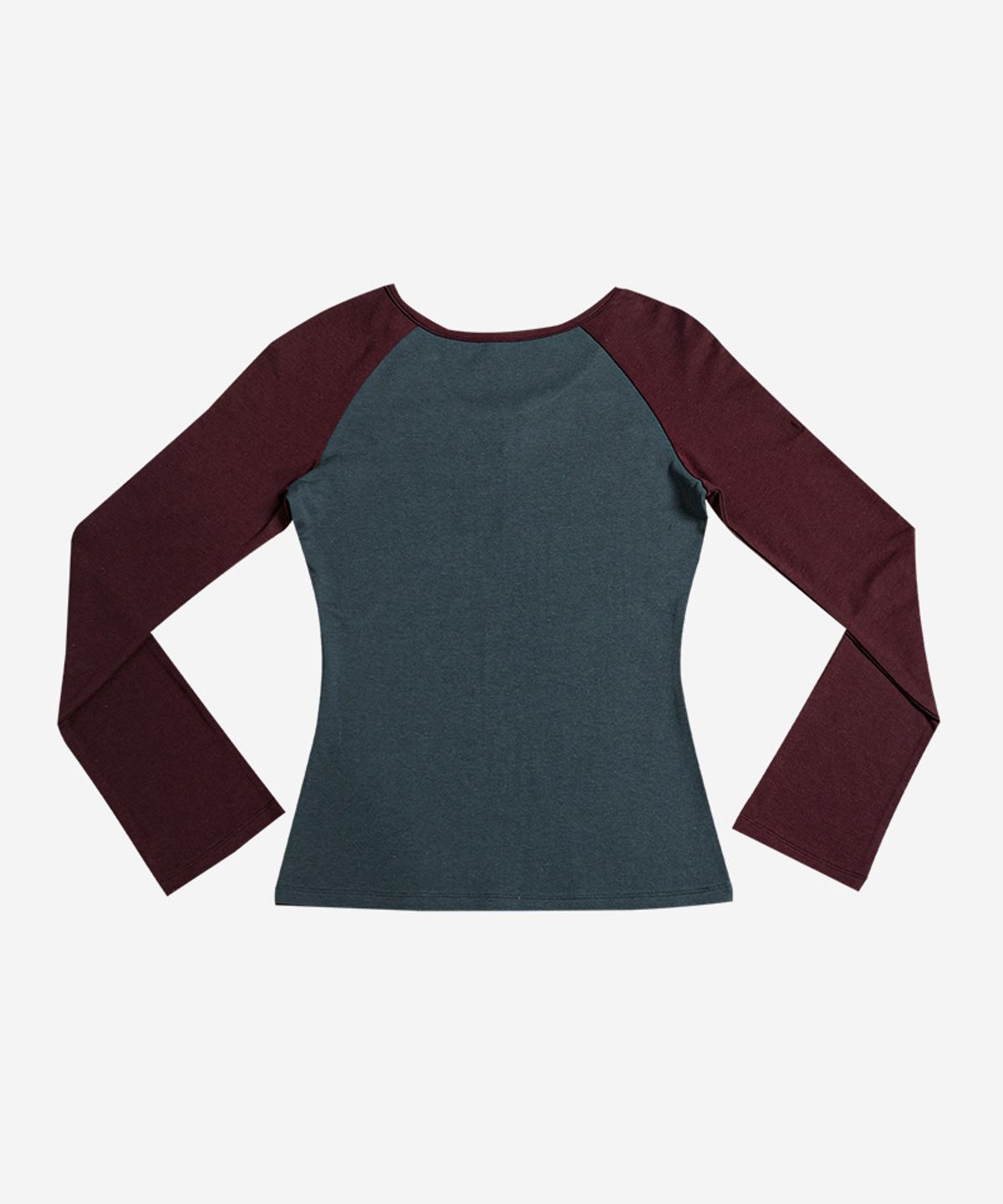 달링유어배드(DARLING, YOU'RE BAD) ROSE BUTTERFLY RAGLAN T-SHIRT #WINE BLUE