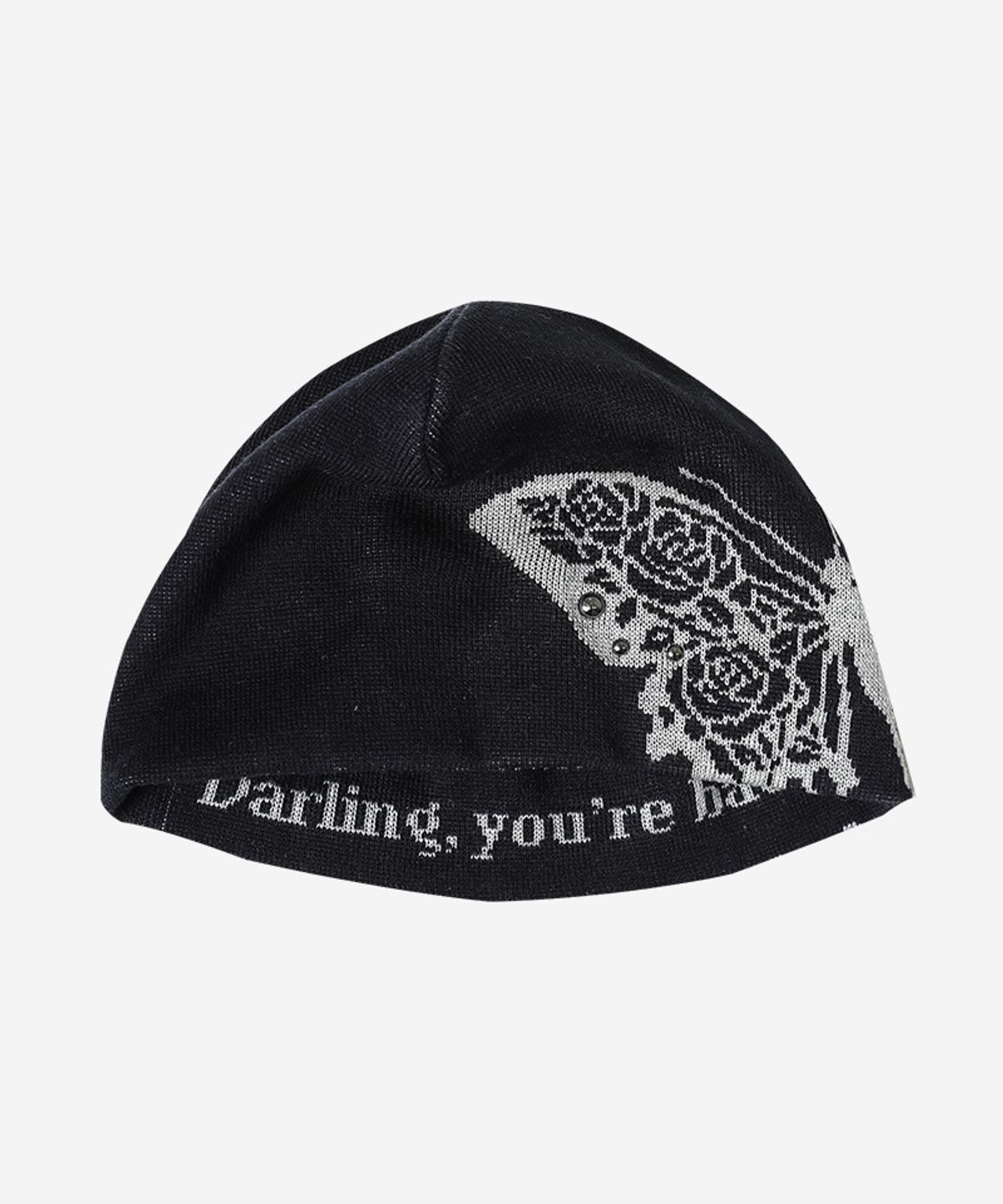 달링유어배드(DARLING, YOU'RE BAD) ROSE BUTTERFLY BEANIE #BLACK