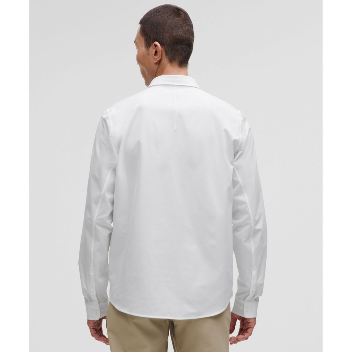룰루레몬(LULULEMON) 뉴 벤처 롱슬리브 셔츠 *업데이티드 클래식 핏  WHT