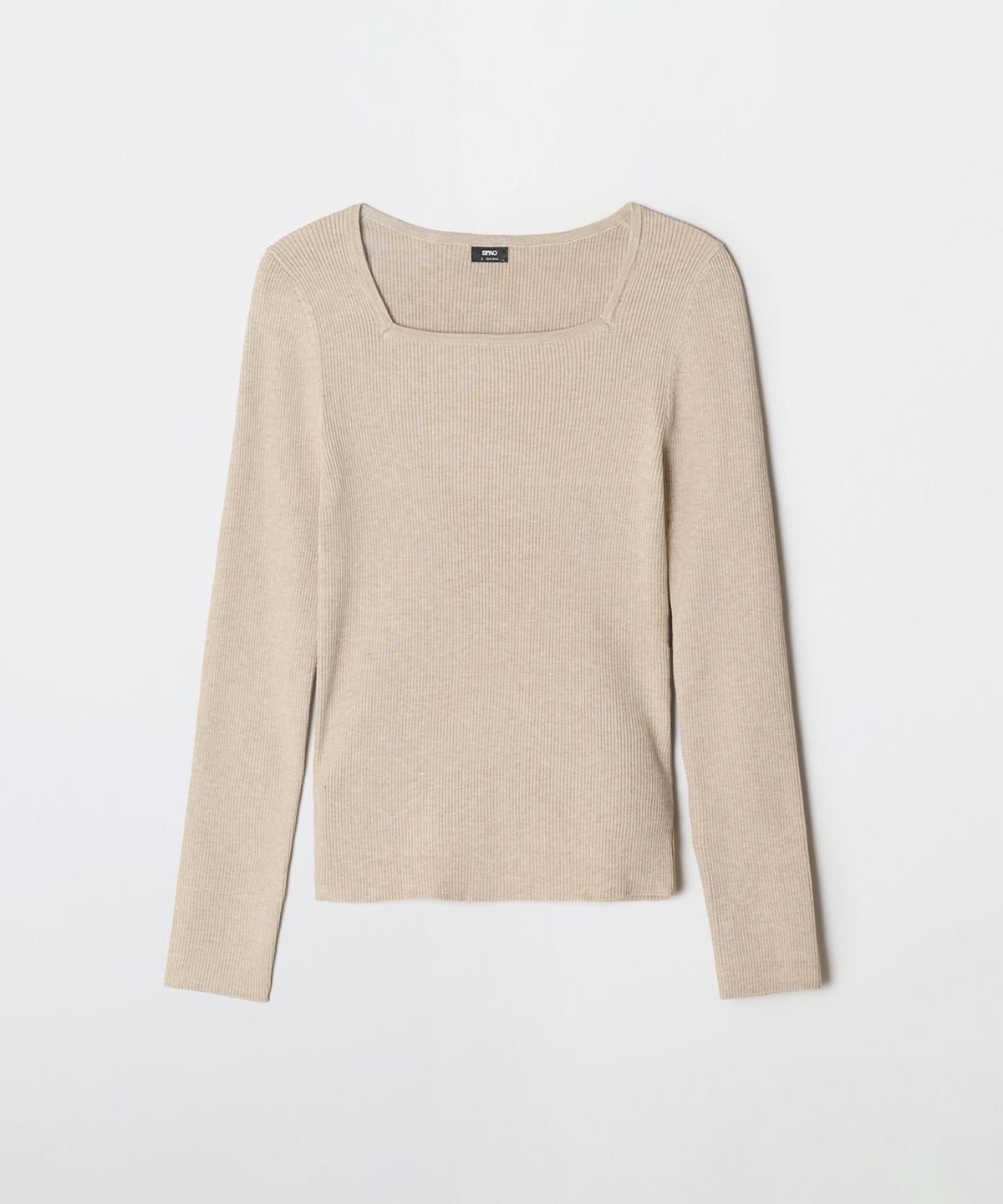 스파오(SPAO) [소프트얀] 스퀘어넥 니트_SPKWG23W03