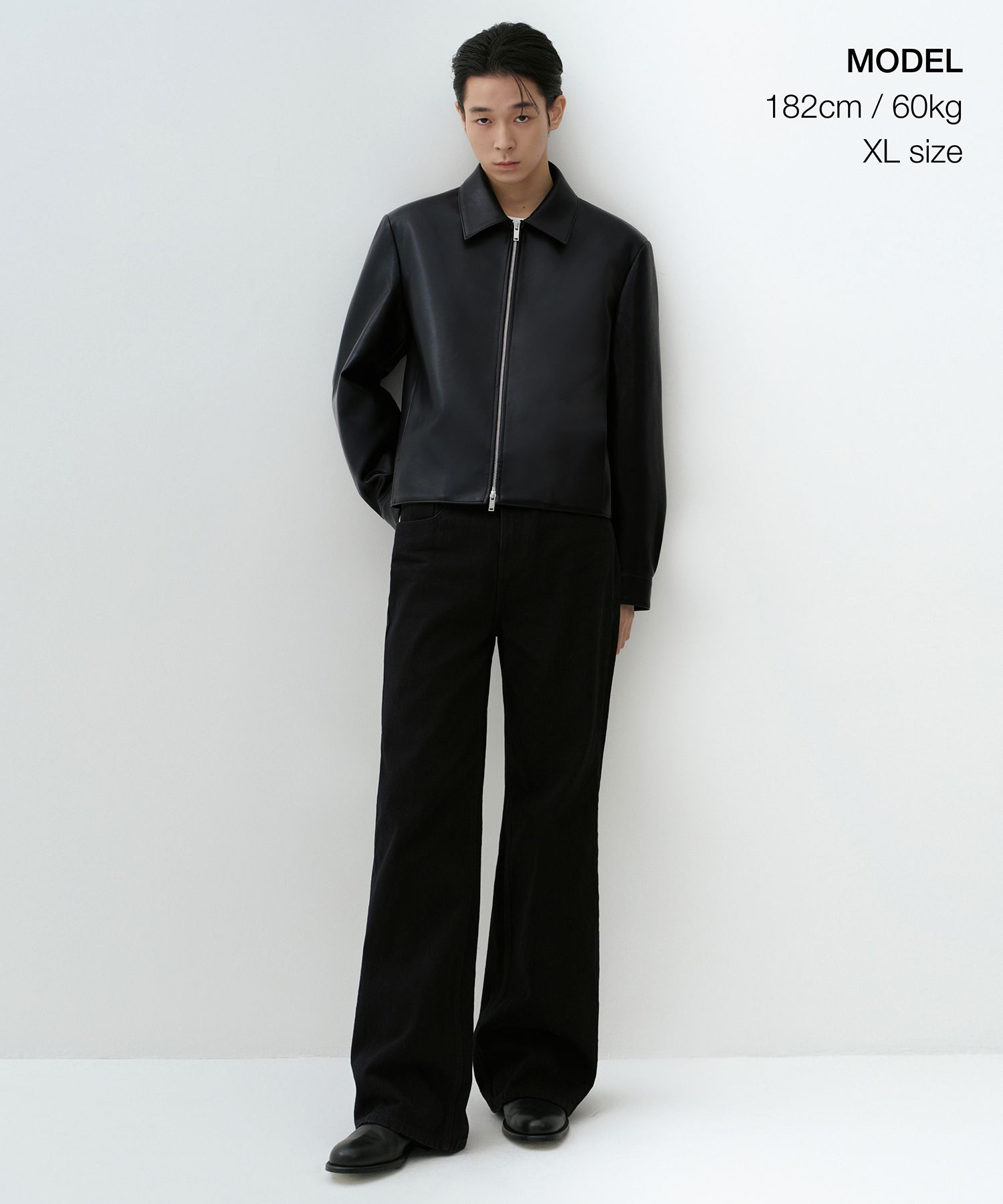 MUSINSA | MUSINSA STANDARD Synthetic Leather Oversized Single