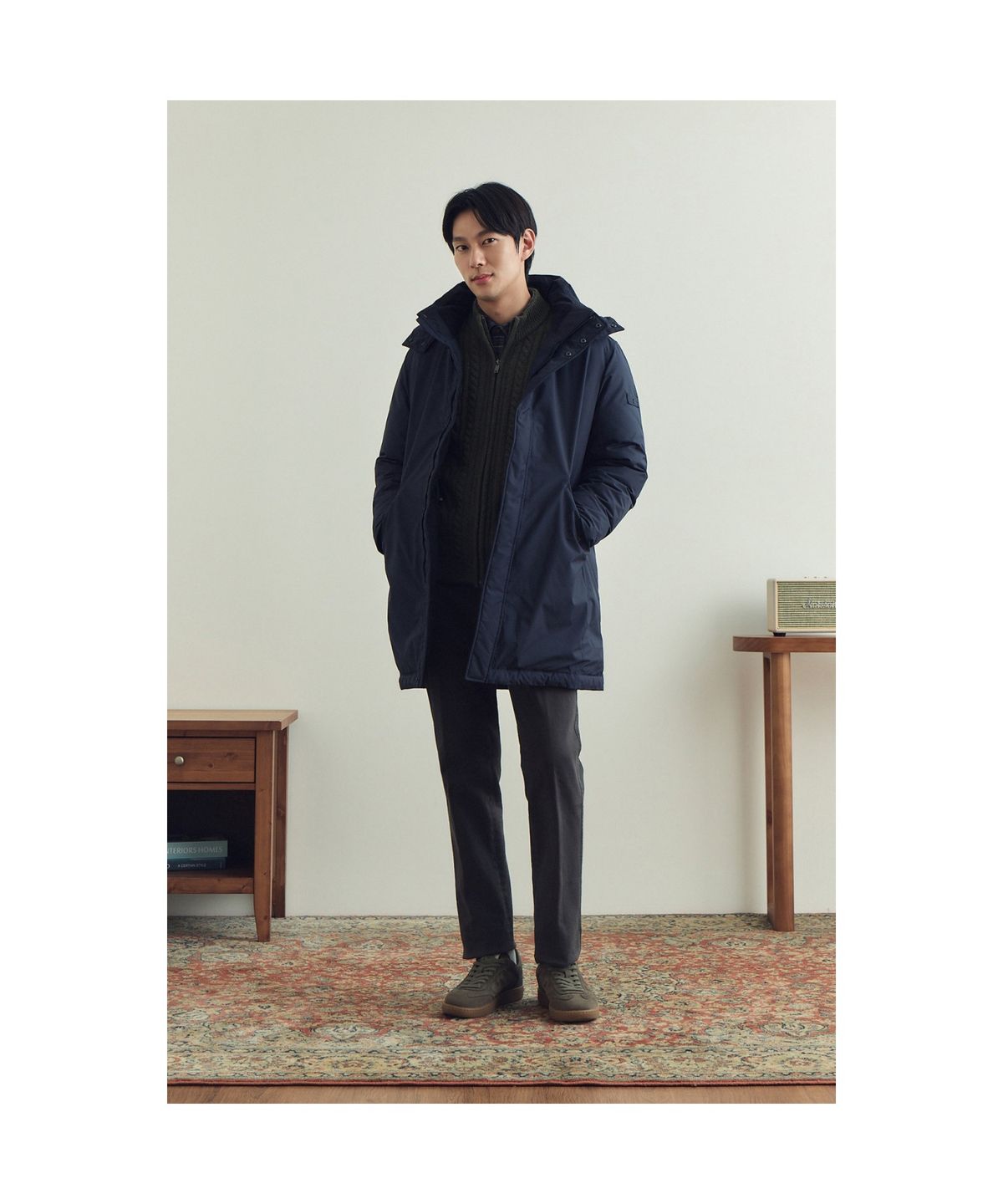 브렌우드(BRENTWOOD) 마이크로 프린트 기모 팬츠 BRPAW25581GYD