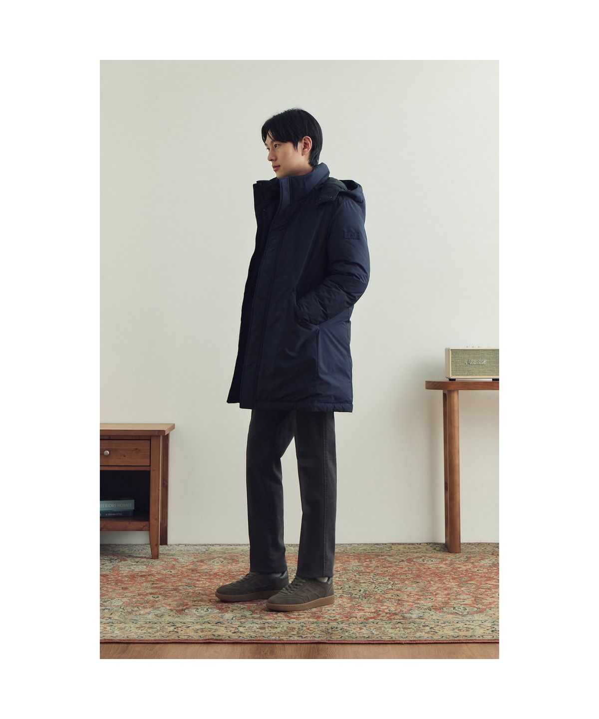 브렌우드(BRENTWOOD) 마이크로 프린트 기모 팬츠 BRPAW25581GYD