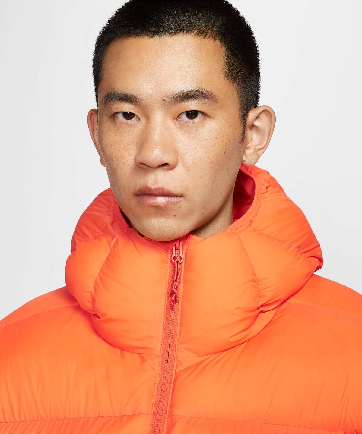 나이키(NIKE) ACG 루나 레이크 패딩 PrimaLoft® 써마 핏 ADV 루즈 후드 재킷 M - 세이프티 오렌지:서밋 화이트 / FV8911-819