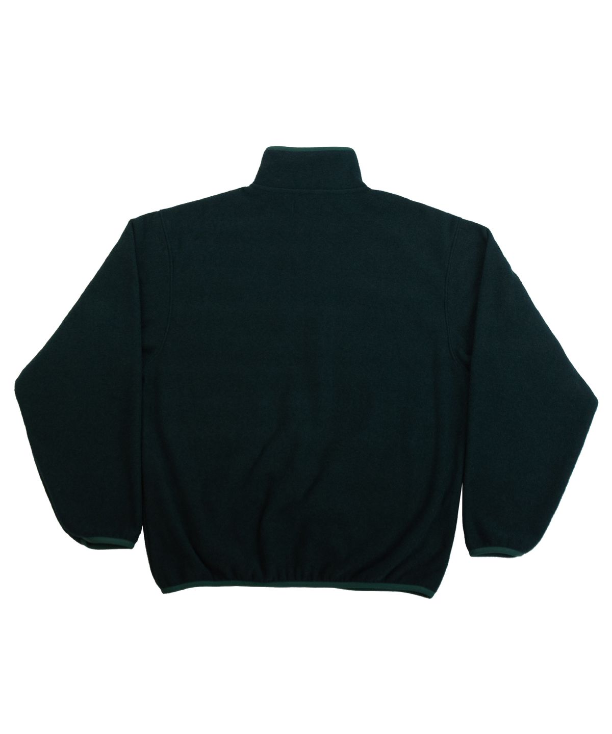 세러데이 레저 클럽(SATURDAY LEISURE CLUB) Leisure Terry Fleece Half Zip-Up Sweater(Unisex) - British Racing Green & Ivory
