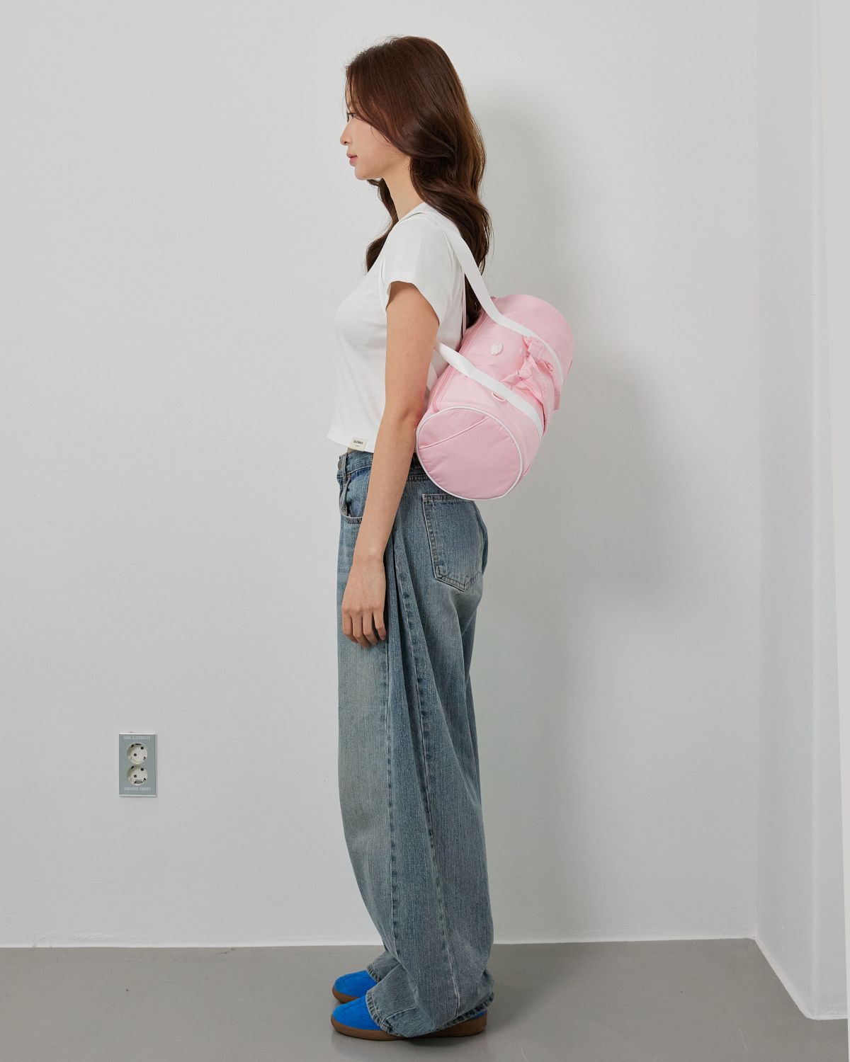 프로젝트 1907(PROJECT1907) [PLASTIC] Duffle Bag (Baby Pink)