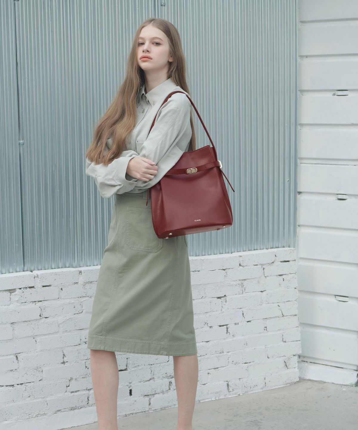 끌라베(CLAVE) 루시아 와인 토트백 (LUCIA Wine Tote Bag)