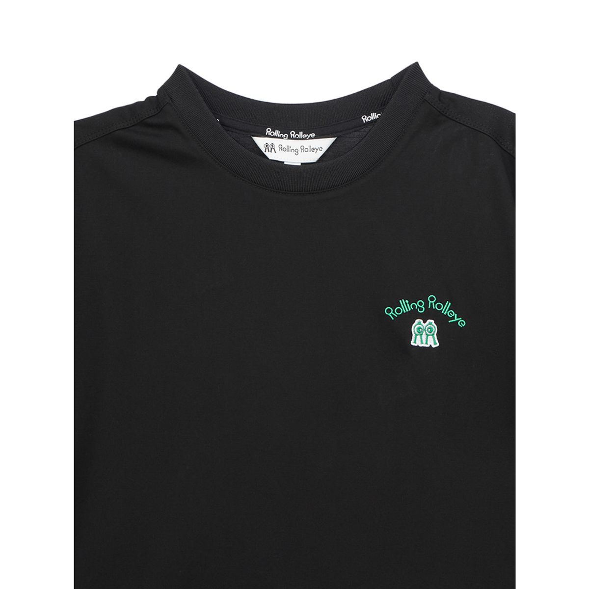 롤링롤라이(ROLLINGROLLEYE) 롤롤 럭키원 티셔츠 블랙 Roll Roll Lucky One T-Shirt Black