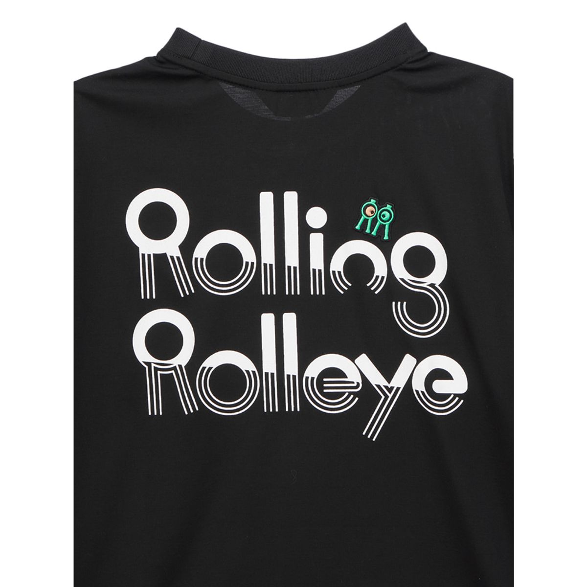 롤링롤라이(ROLLINGROLLEYE) 롤롤 럭키원 티셔츠 블랙 Roll Roll Lucky One T-Shirt Black