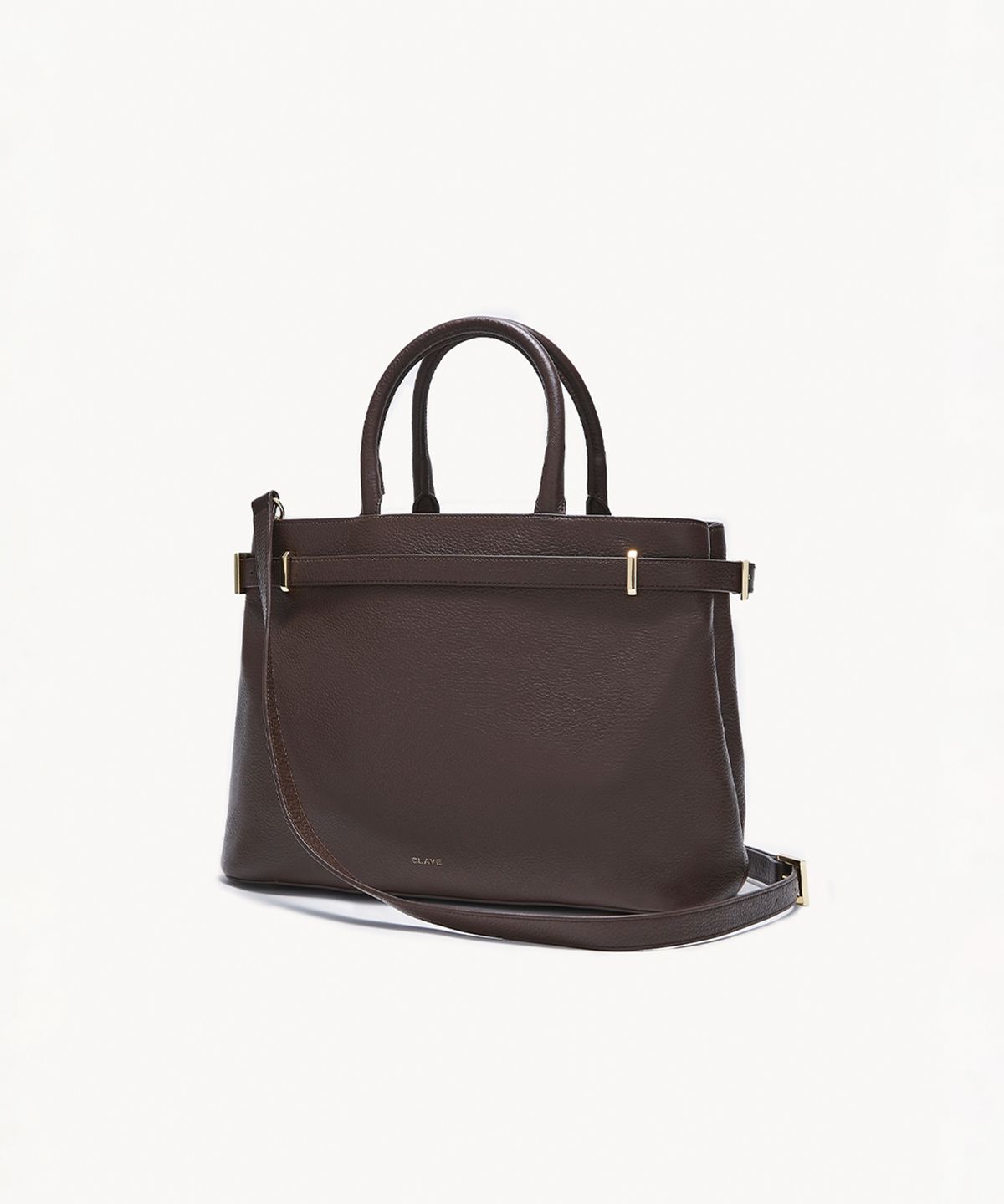 끌라베(CLAVE) 올리비아 브라운 토트백 (OLIVIA Brown Tote Bag)