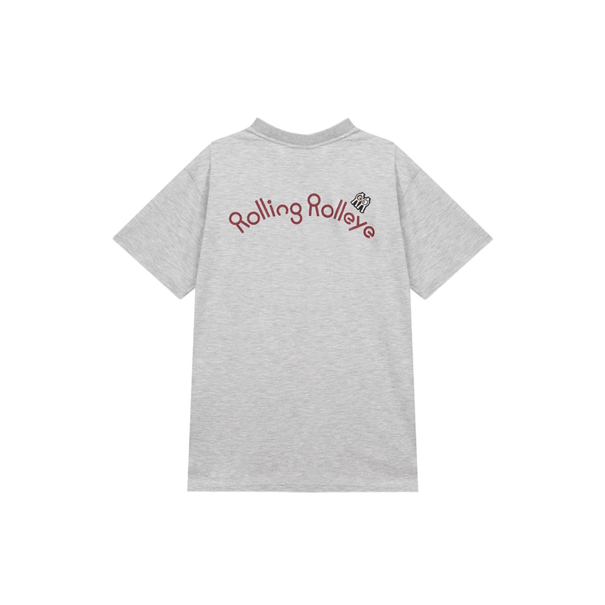 롤링롤라이(ROLLINGROLLEYE) 롤롤 럭키원 티셔츠 그레이 Roll Roll Lucky One T-Shirt Gray
