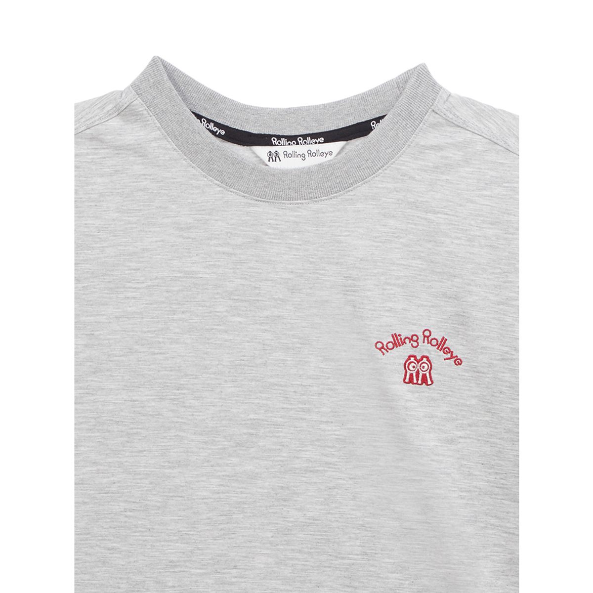 롤링롤라이(ROLLINGROLLEYE) 롤롤 럭키원 티셔츠 그레이 Roll Roll Lucky One T-Shirt Gray
