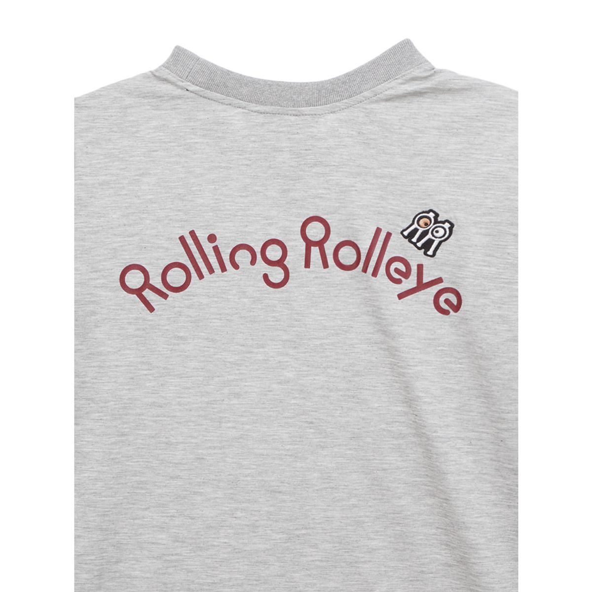 롤링롤라이(ROLLINGROLLEYE) 롤롤 럭키원 티셔츠 그레이 Roll Roll Lucky One T-Shirt Gray