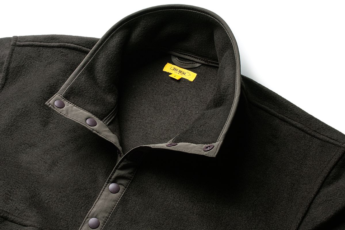 더 레스큐(THE RESQ) YOSEMITE FLEECE PULLOVER [OLIVE BROWN]