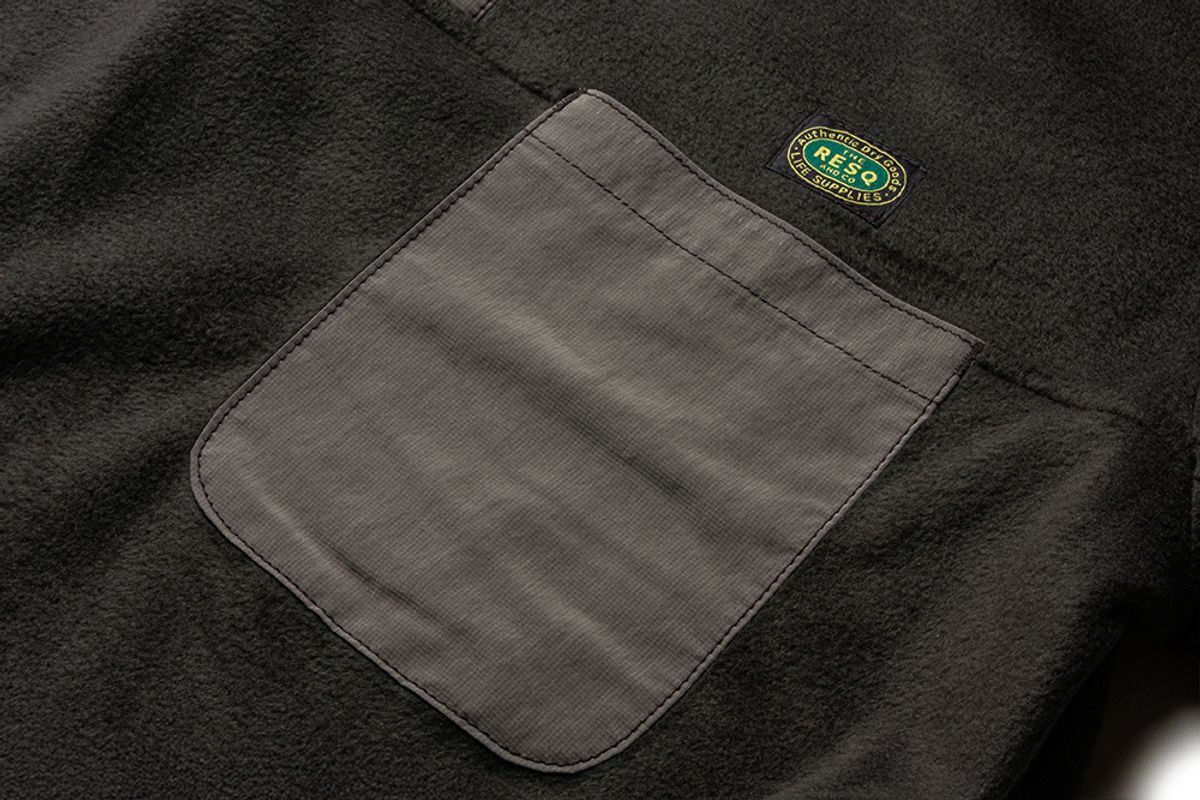 더 레스큐(THE RESQ) YOSEMITE FLEECE PULLOVER [OLIVE BROWN]