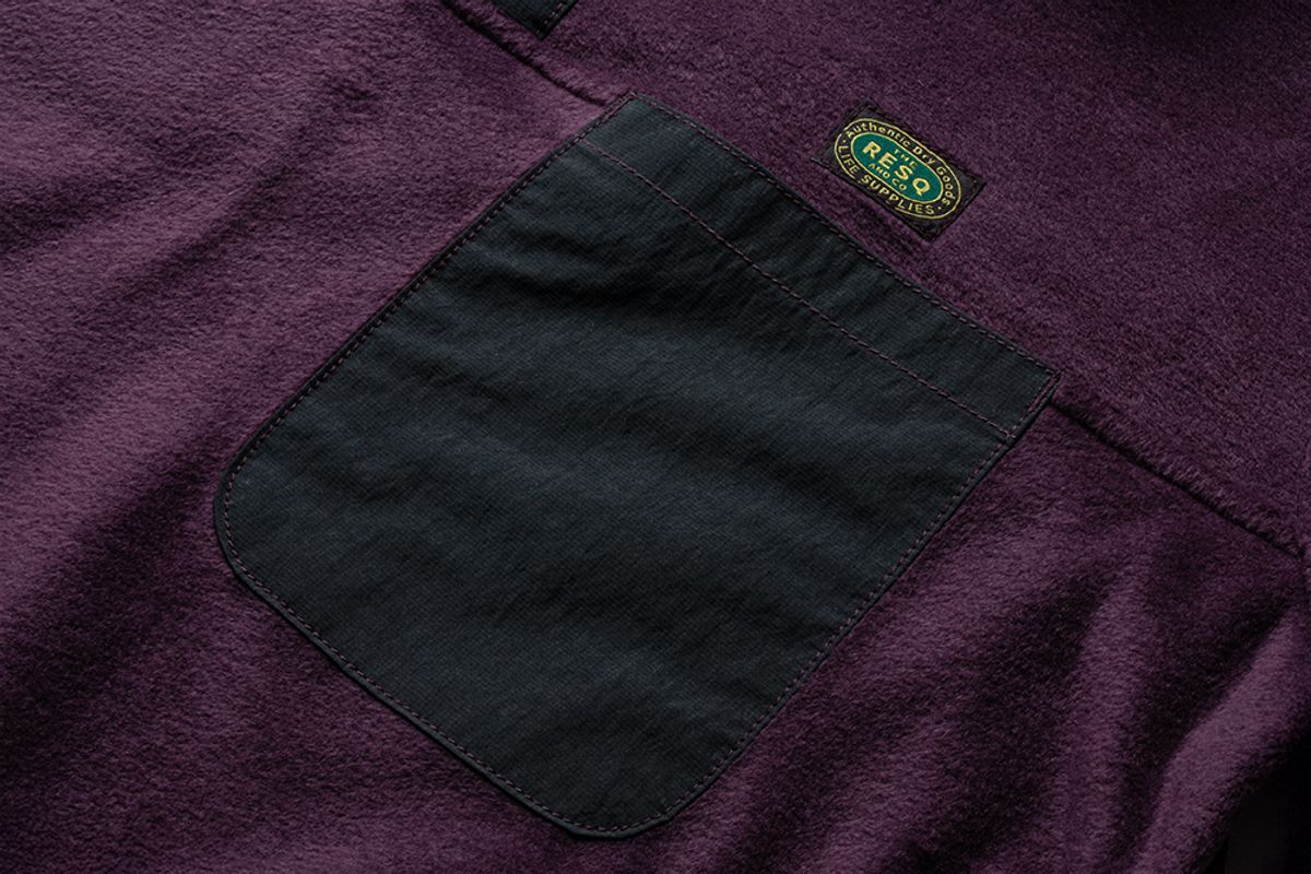 더 레스큐(THE RESQ) YOSEMITE FLEECE PULLOVER [PURPLE SHADE]