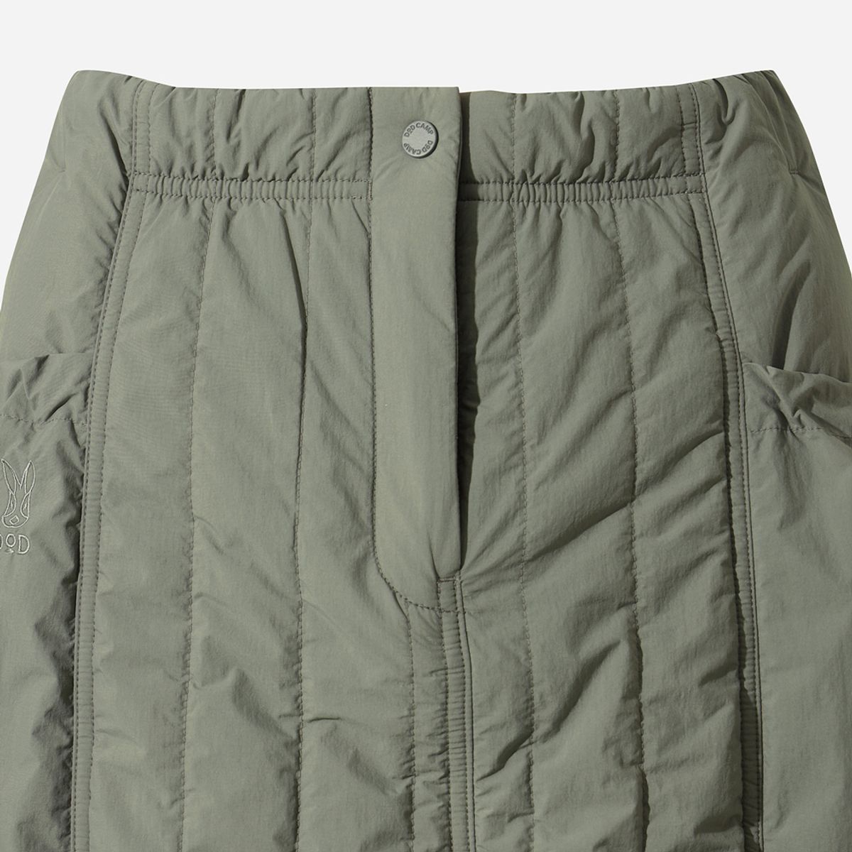 디오디(DOD) 여성) 에어로겔 패딩 스커트(L.CHARCOAL GREY)