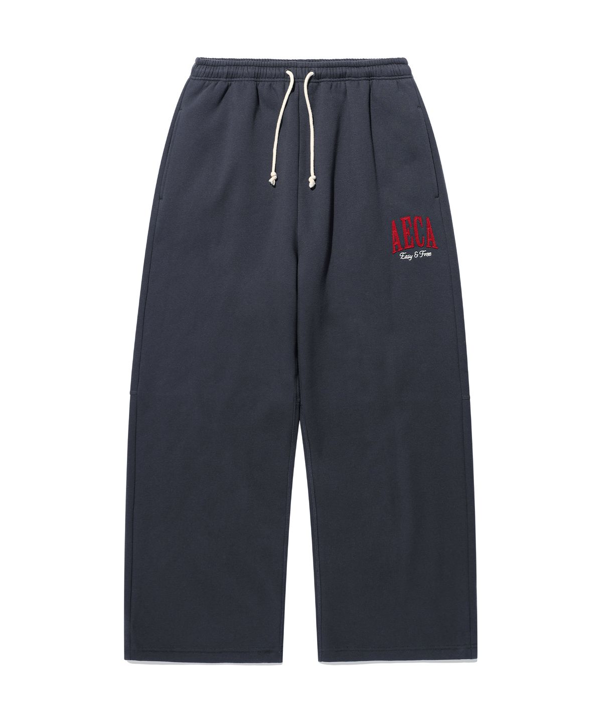 에이카화이트(AECA) AECA ARCH FELT BRUSHED SWEAT PANTS-NAVY