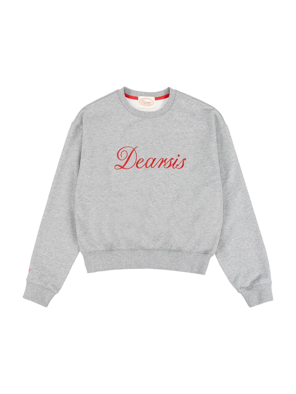 디어시스(Dearsis) Basic Logo Sweatshirt (Gray)