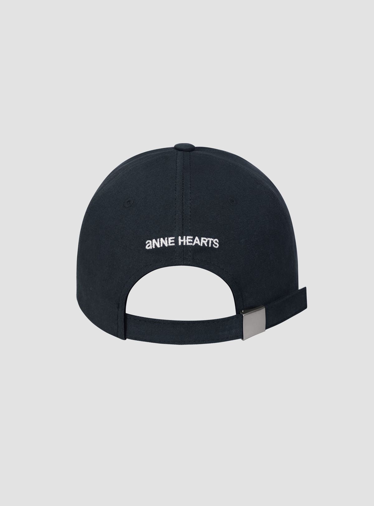 앤하츠(ANNEHEARTS) Signature Logo Emblem Cap Black