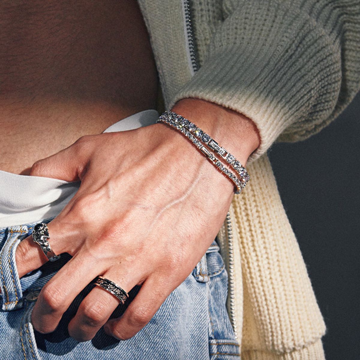 어나니머스아티즌(ANONYMOUS ARTISAN) Artisan5 All Stone Bracelet