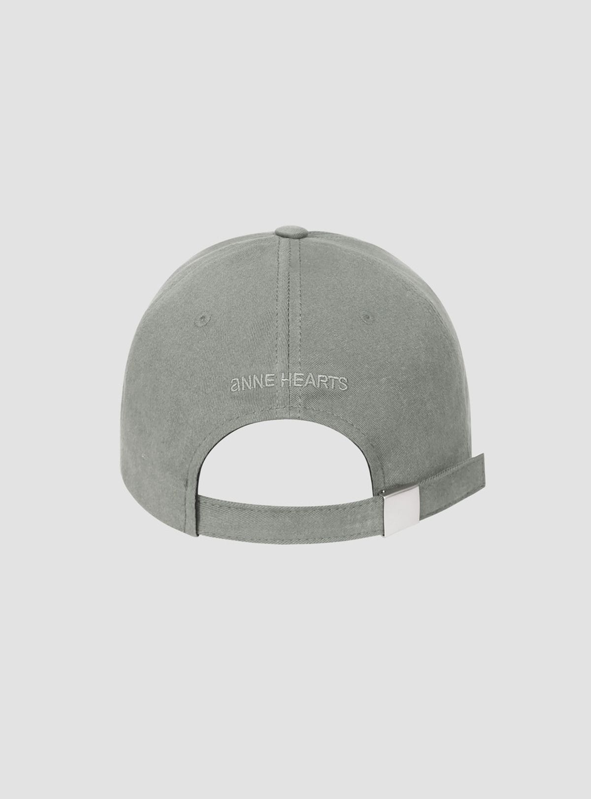앤하츠(ANNEHEARTS) Oval Logo Patch Cap Light grey