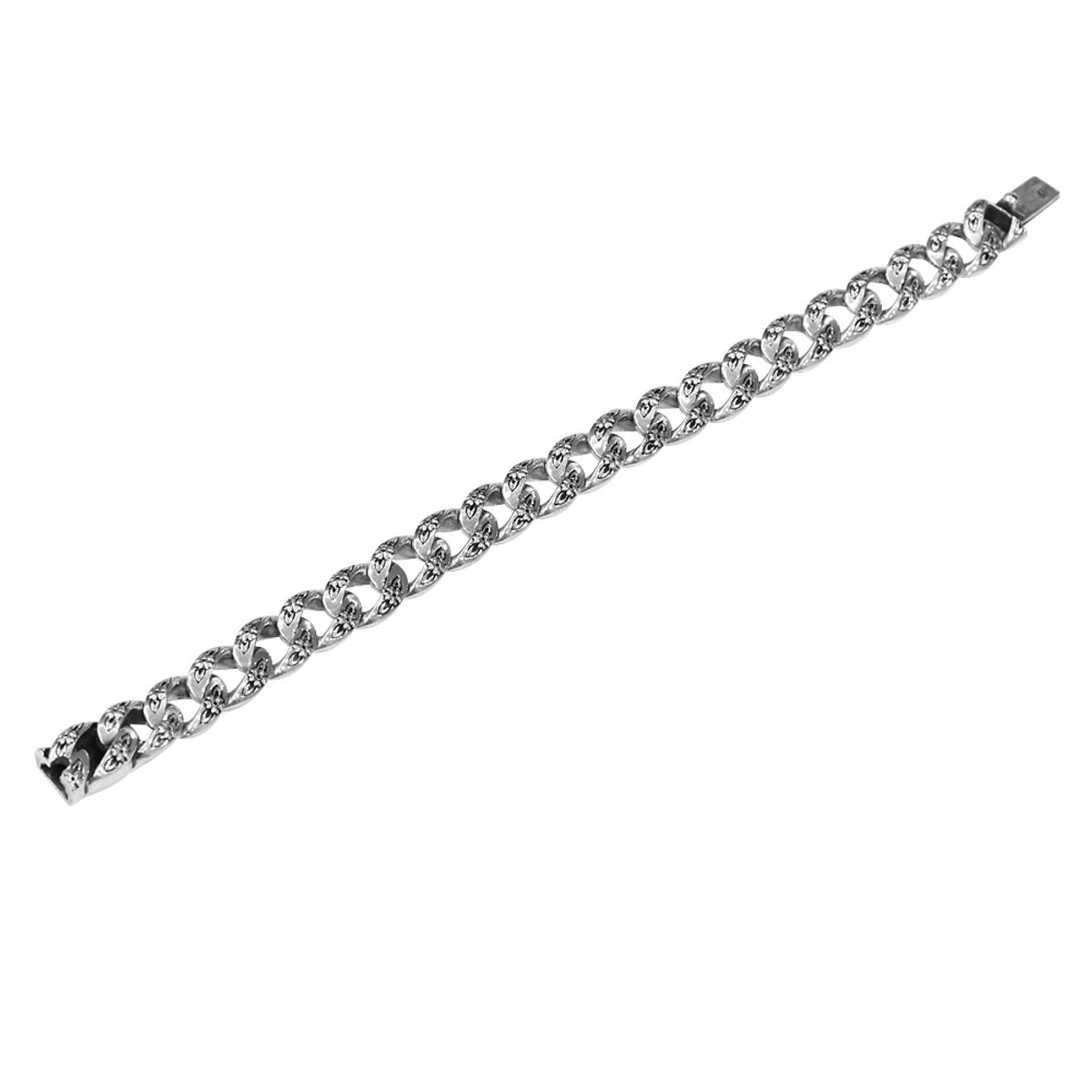 어나니머스아티즌(ANONYMOUS ARTISAN) Oldschool Flower Cuban Link Bracelet
