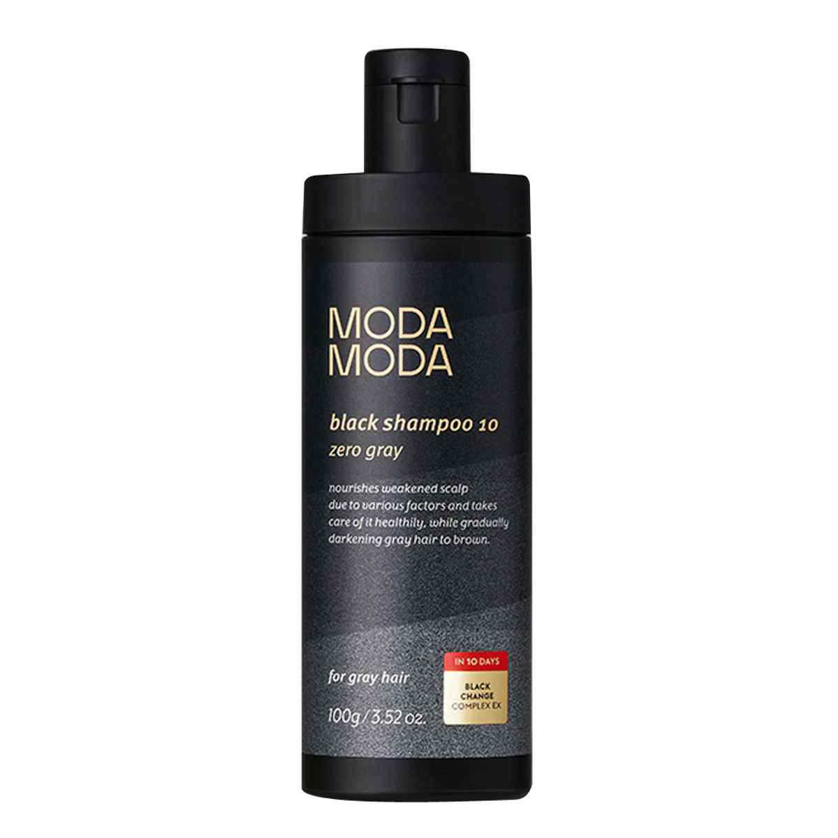 모다모다(MODAMODA) 제로 그레이 블랙 10 새치 케어 3세대 샴푸 100g