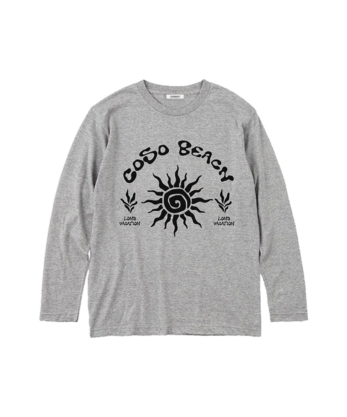 코소(COSO) 비치 아트웍 롱 슬리브 긴팔 (GREY)
