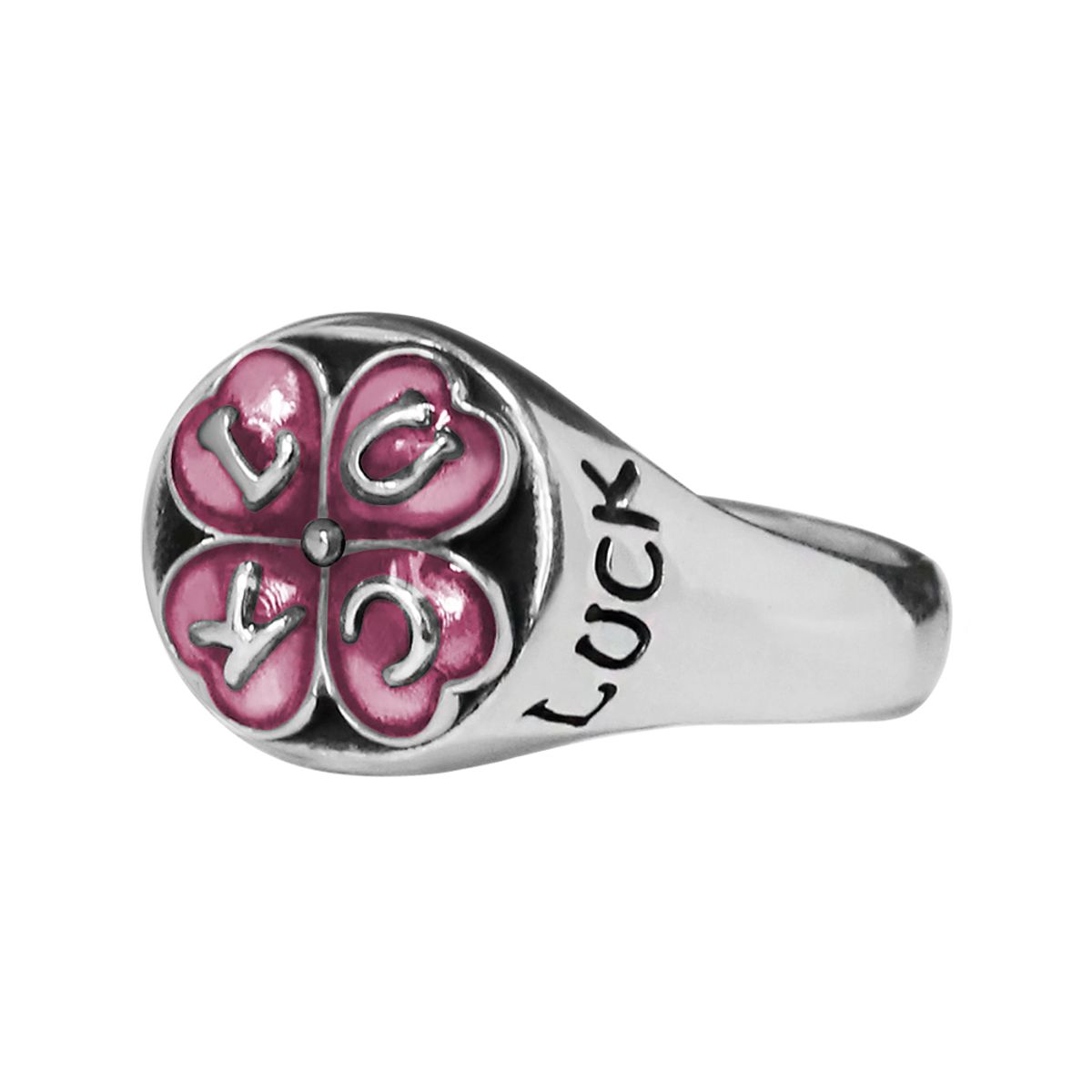 어나니머스아티즌(ANONYMOUS ARTISAN) Clover Luck Ring - Pink