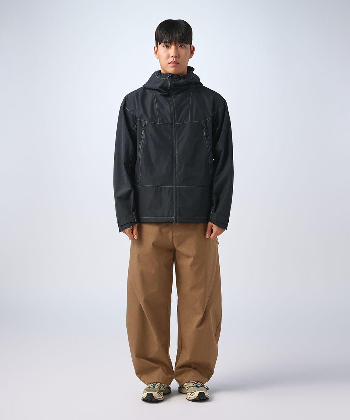 무신사 스탠다드 스포츠(MUSINSA STANDARD SPORTS) 2-Layer 스티치 바람막이 (3color)