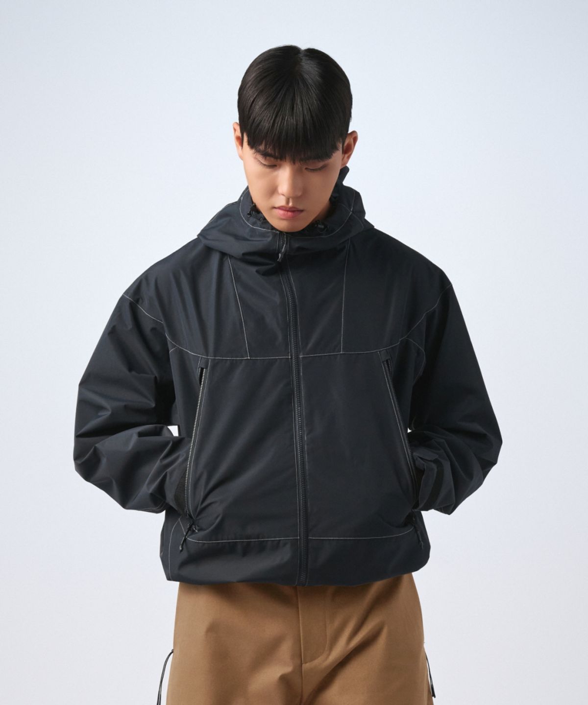무신사 스탠다드 스포츠(MUSINSA STANDARD SPORTS) 2-Layer 스티치 바람막이 (3color)