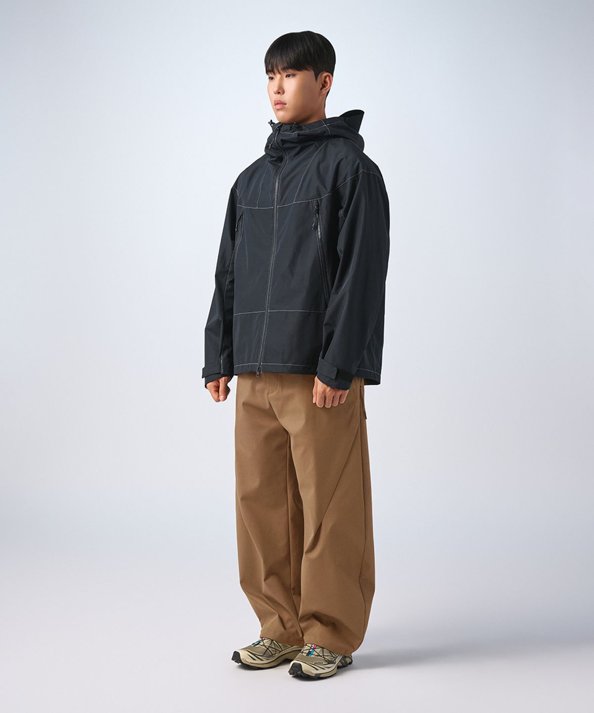 무신사 스탠다드 스포츠(MUSINSA STANDARD SPORTS) 2-Layer 스티치 바람막이 (3color)
