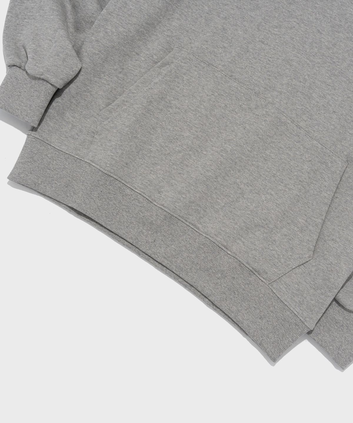 서울어패럴(SEOUL APPAREL) 서울 스파이럴 후드 티셔츠 (멜란지 그레이)