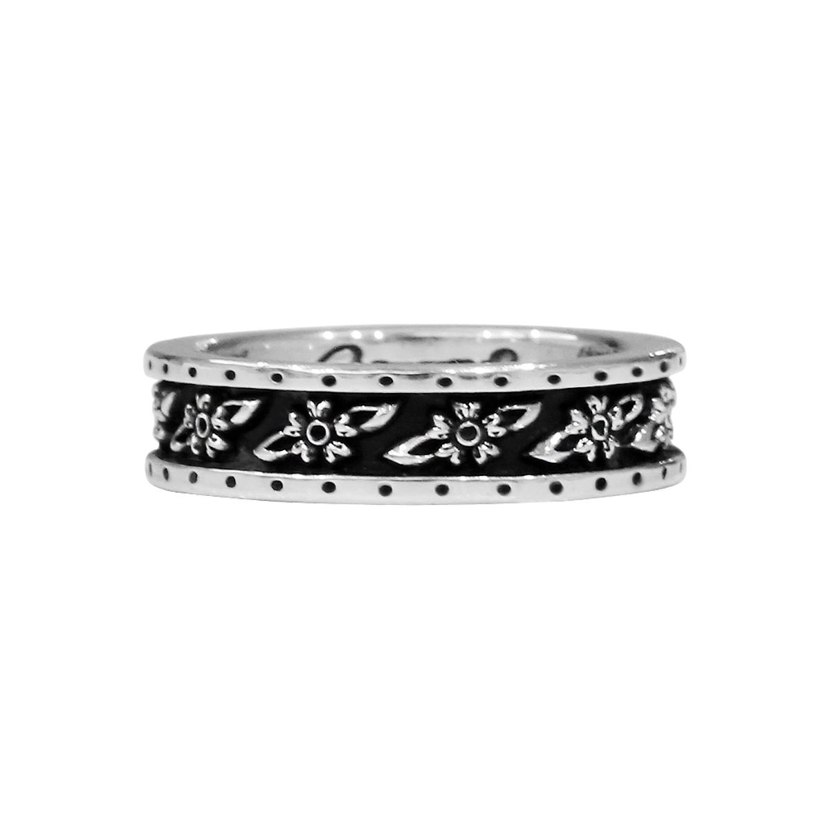 어나니머스아티즌(ANONYMOUS ARTISAN) Oldschool Flower Band Ring