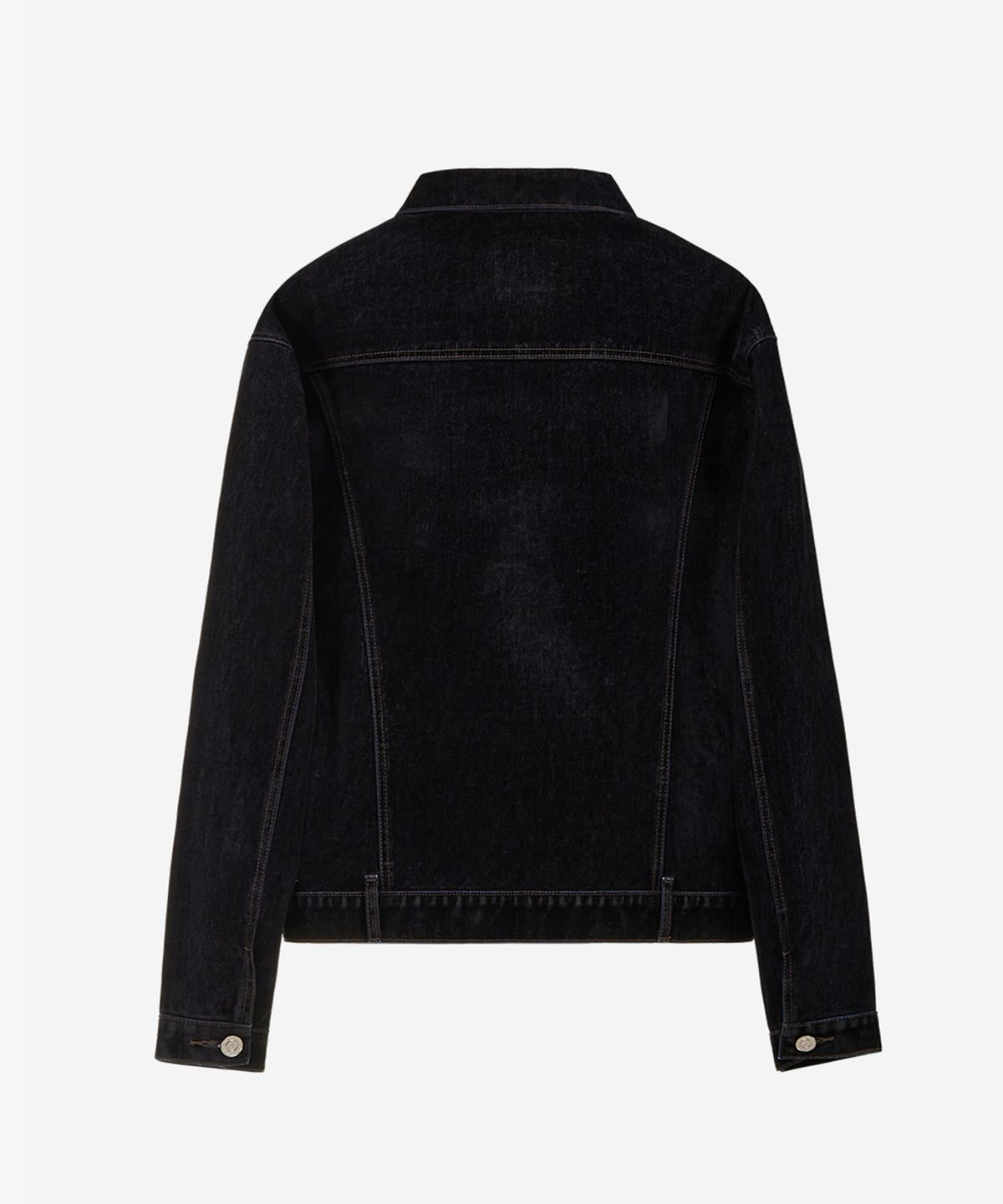 유지(YUJI) VELVET DENIM TRUCKER JACKET MYSTIC BLUE