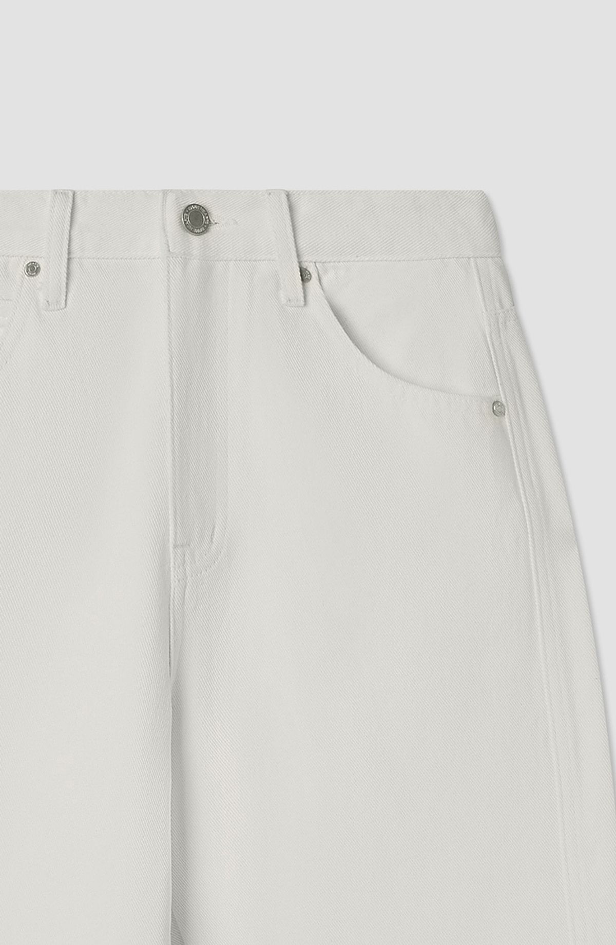 앤하츠(ANNEHEARTS) Color Wide Denim Pants Ivory