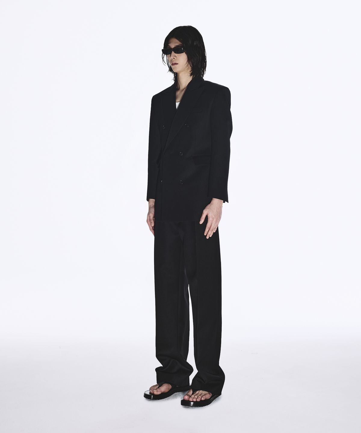 유지(YUJI) YUJI SIGNATURE TAILORED JACKET BLACK