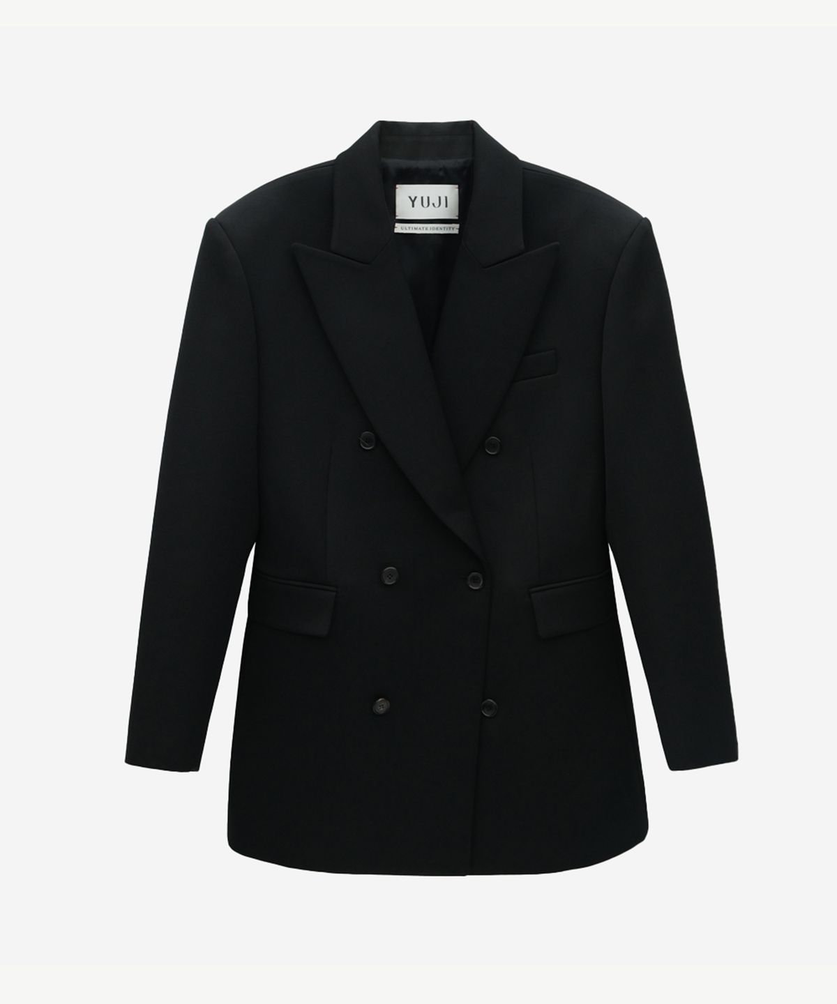 유지(YUJI) YUJI SIGNATURE TAILORED JACKET BLACK