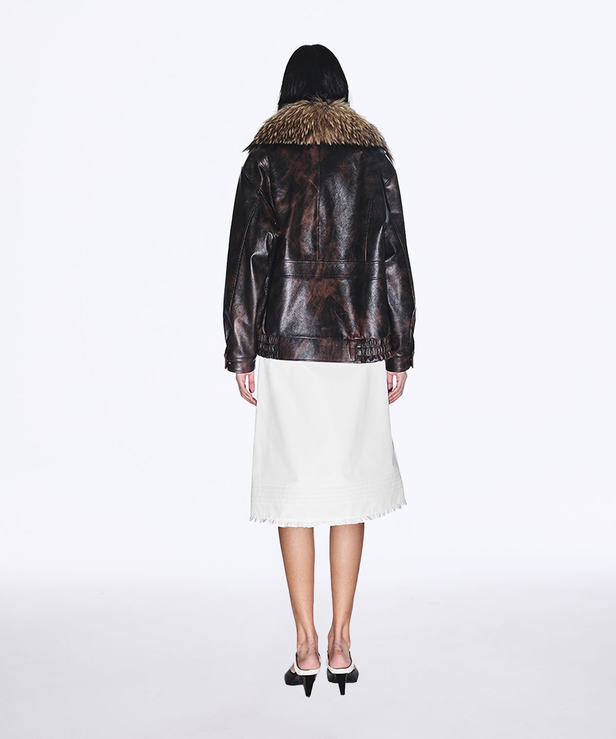 유지(YUJI) ROCKOON FUR JUMPER BLACK