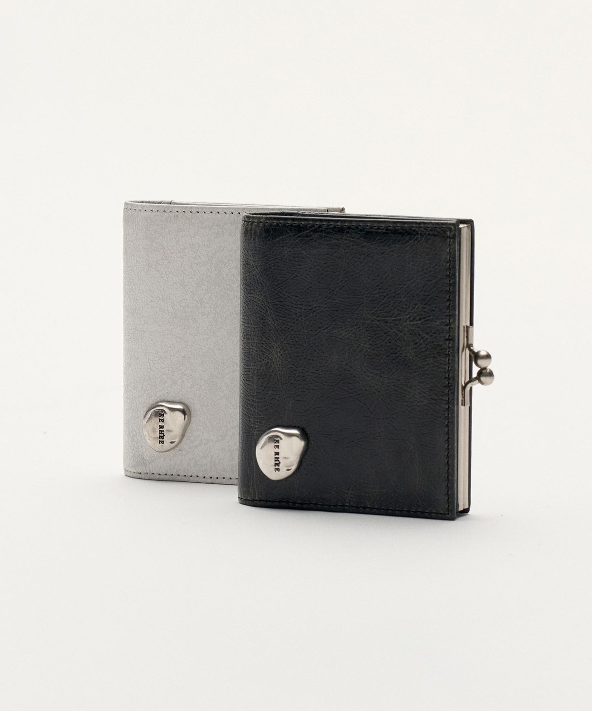 리이(RE RHEE) FRAME WALLET CHARCOAL GRAY