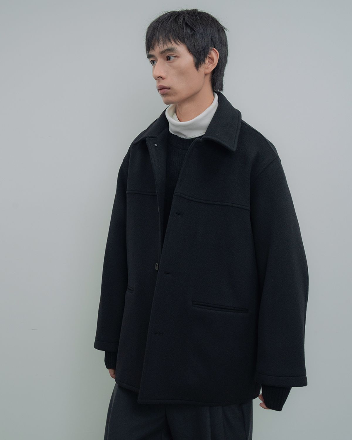 히즈핸더(HISHANDER) CAR COAT BLACK